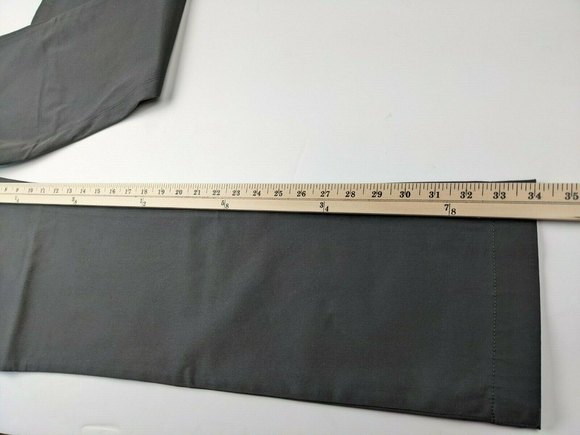 NWT Banana Republic Fulton Skinny Fit Rapid Movement Chino Charcoal 35W 36L - Picture 9 of 11